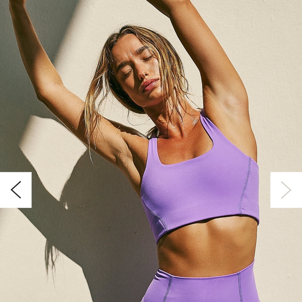 NWT Free People Movement Never Better Square Neck Bra